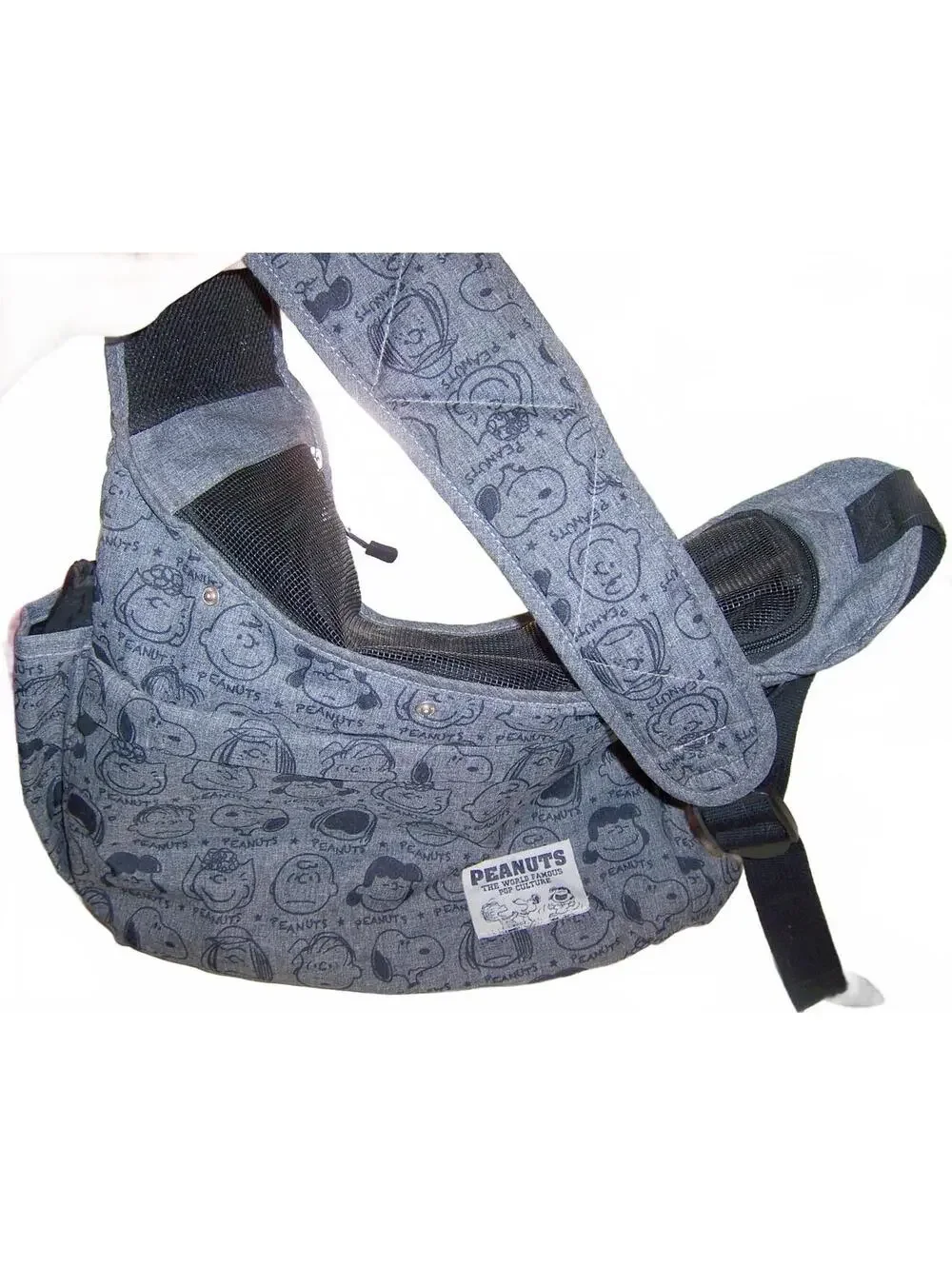 Pet Paradise Snoopy (Peanuts) Sling Carrying Bag -NWT- Japan